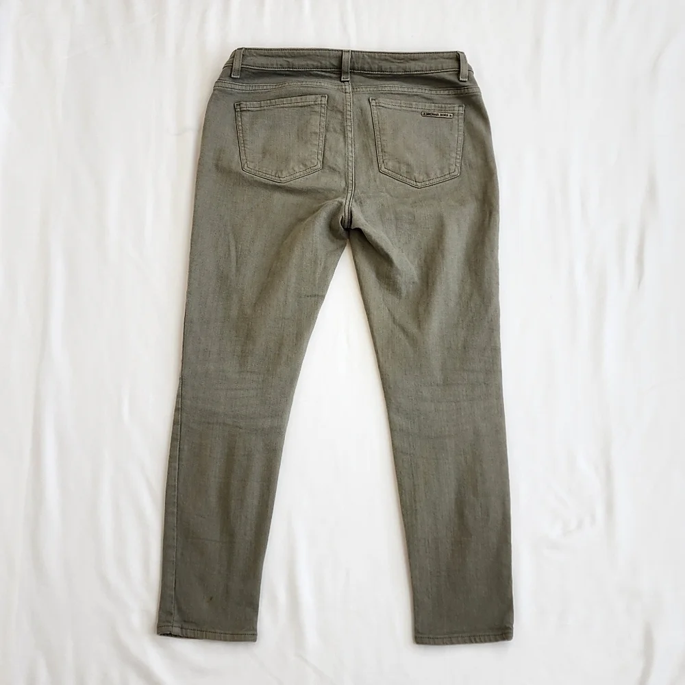 Michael kors green jeans pants